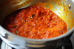 tomato thokku-thakakali thokku for dosa idli chapati