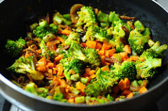 Easy Vegetable Biryani Recipe, Pressure Cooker-Rice Cooker Method