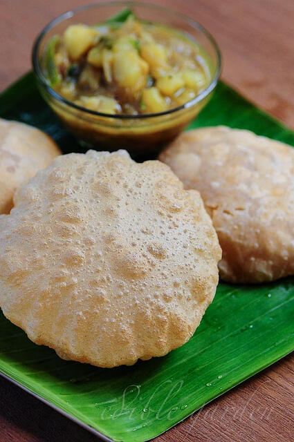 Puri Recipe - How to Make Poori, a Popular South Indian Breakfast Dish poori recipe-how to make puri