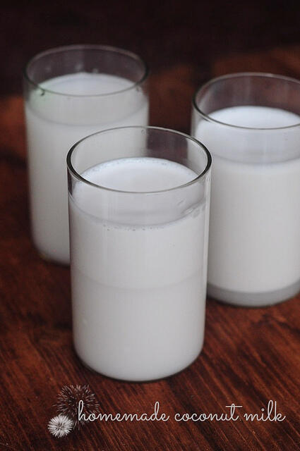 How to Make Coconut Milk - Fresh Homemade Coconut Milk Recipe how to make coconut milk