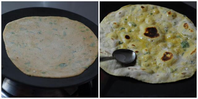 methi thepla step 3