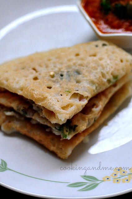 instant rava dosa recipe