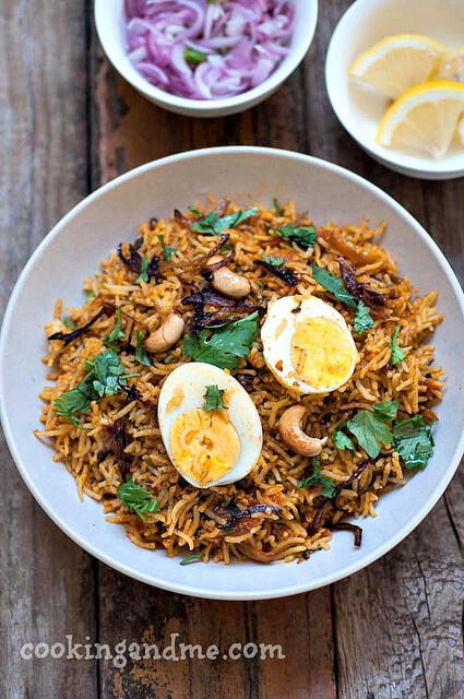 egg biryani recipe