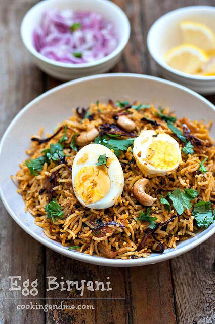 egg biryani recipe