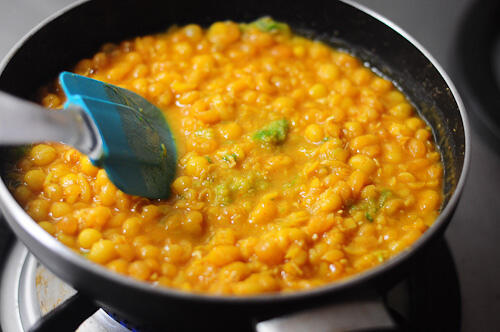 ragda recipe, how to make ragda for ragda patties-7