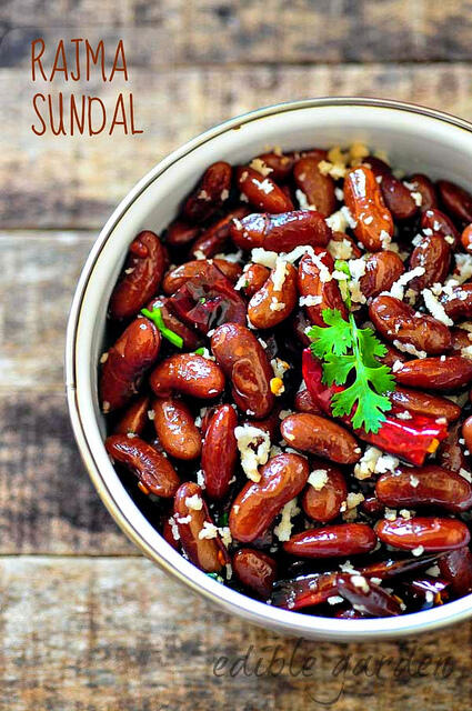 rajma sundal-kidney beans sundal south indian navratri recipe-7