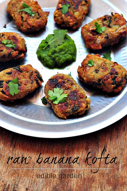 Raw Banana Kofta Recipe - Easy Indian Raw Banana Snack Recipes raw banana kofta-raw banana kofta recipe