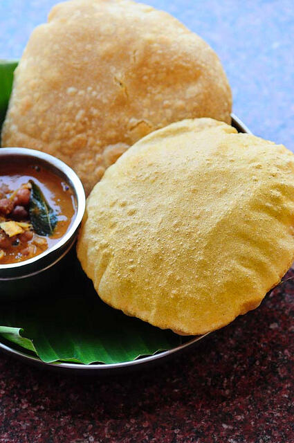 corn flour poori-corn flour puri-easy breakfast ideas-9