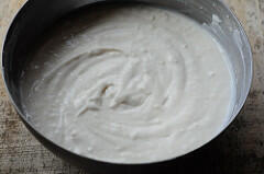 Dosa batter with urad flour & rice flour, no grind dosa batter Dosa batter with urad flour & rice flour, no grind dosa batter