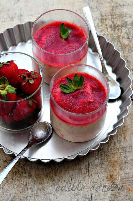 eggless strawberry mousse-easy valentines day recipes