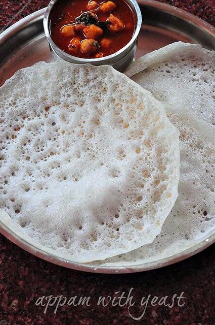 How to Make Spongy Appam with Yeast - Kerala Appam Recipe