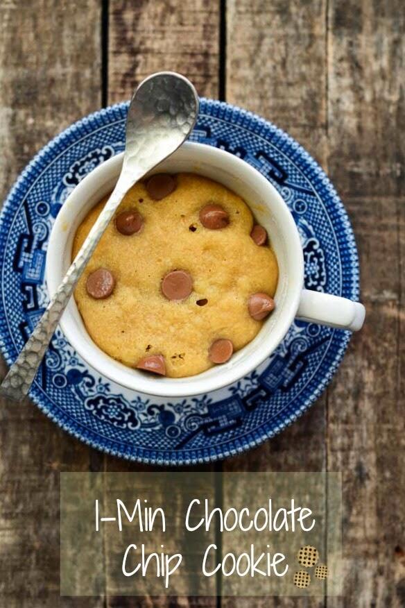 1-Min Chocolate Chip Cookie in a Cup-image