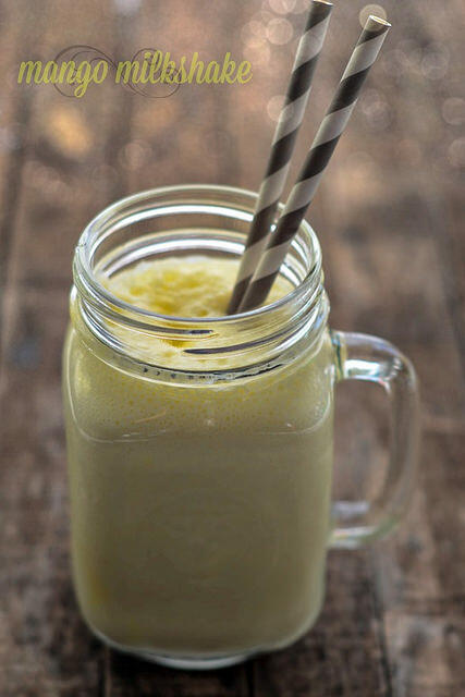 How To Make Mango Milkshake With Ice Cream Mango Shake Recipe Edible Garden