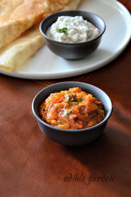 south indian tomato chutney (no onion no garlic)