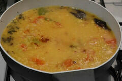 capsicum tomato dal recipe-dal with tomatoes and capsicum-3