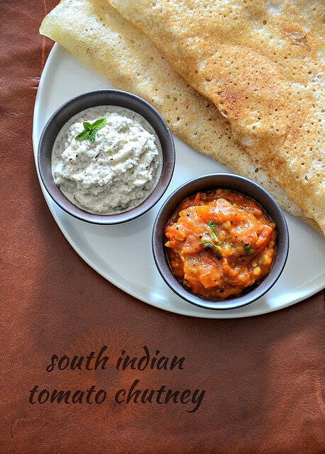 south indian tomato chutney (no onion no garlic)