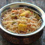 tomato paneer pulao recipe, how to make tomato paneer pulao