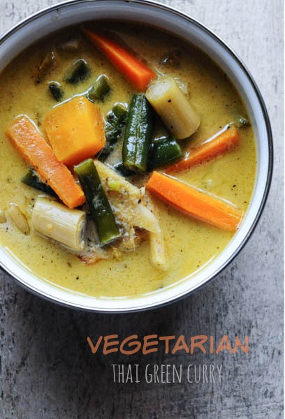 vegetarian thai green curry recipe