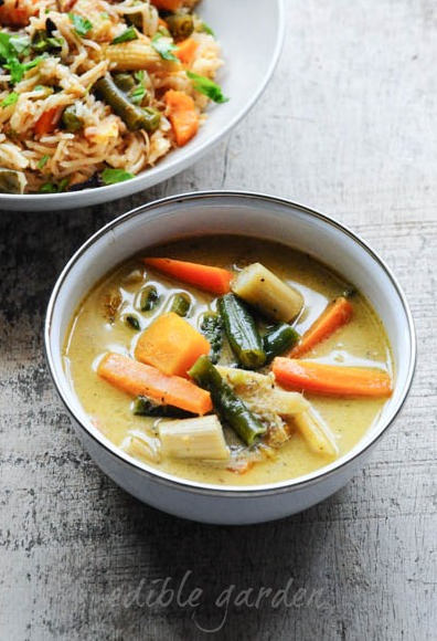 Vegetarian Thai Green Curry Recipe, Step by Step vegetarian thai green curry recipe