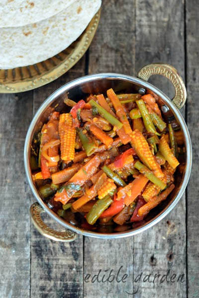 vegetable jalfrezi recipe, vegetable jalfrezi