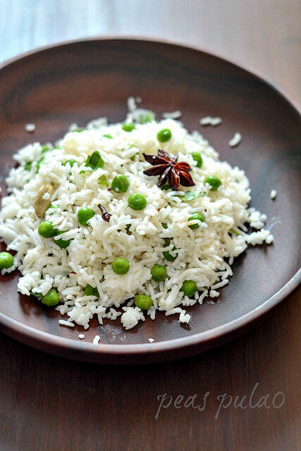 Peas pulao recipe, how to make peas pulao step by step