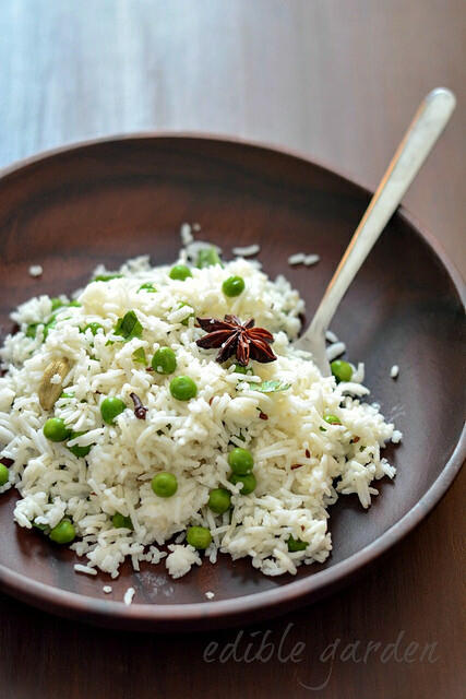 Peas pulao recipe, how to make peas pulao step by step