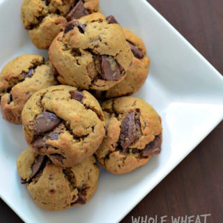 whole wheat atta chocolate chip cookies recipe