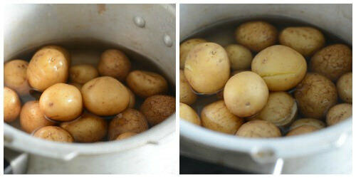 baby potato biryani recipe step by step