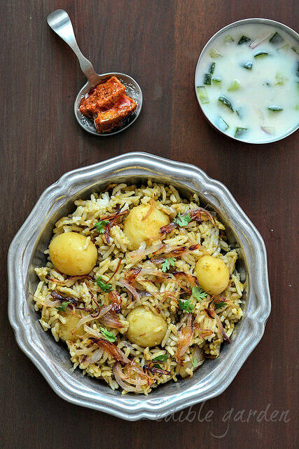 baby potato biryani recipe