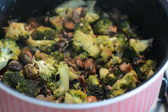 broccoli mushroom fried rice recipe-7