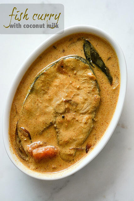 Easy fish curry recipe with coconut milk