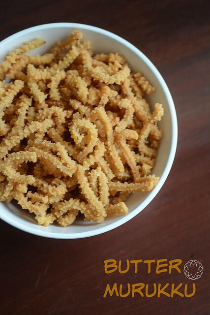 butter murukku recipe, how to make butter murukku