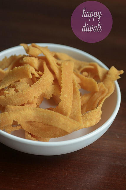 ribbon pakoda, ribbon murukku, how to make ribbon pakoda