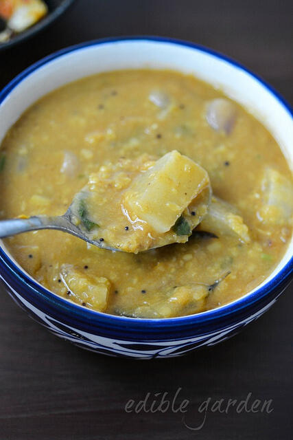 Radish Sambar, How to Make Radish Sambar Step by Step Recipe radish sambar, how to make radish sambar mullangi sambar