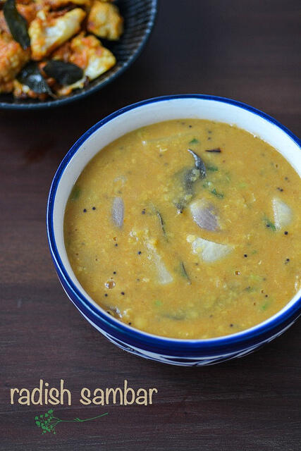 Radish Sambar, How to Make Radish Sambar Step by Step Recipe radish sambar, how to make radish sambar mullangi sambar