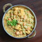 mughlai vegetable korma, how to make mughlai vegetable korma