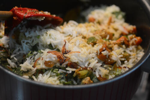 Hyderabadi vegetable dum biryani recipe
