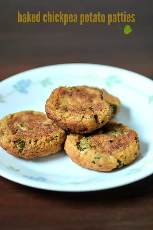 Chickpea potato patties