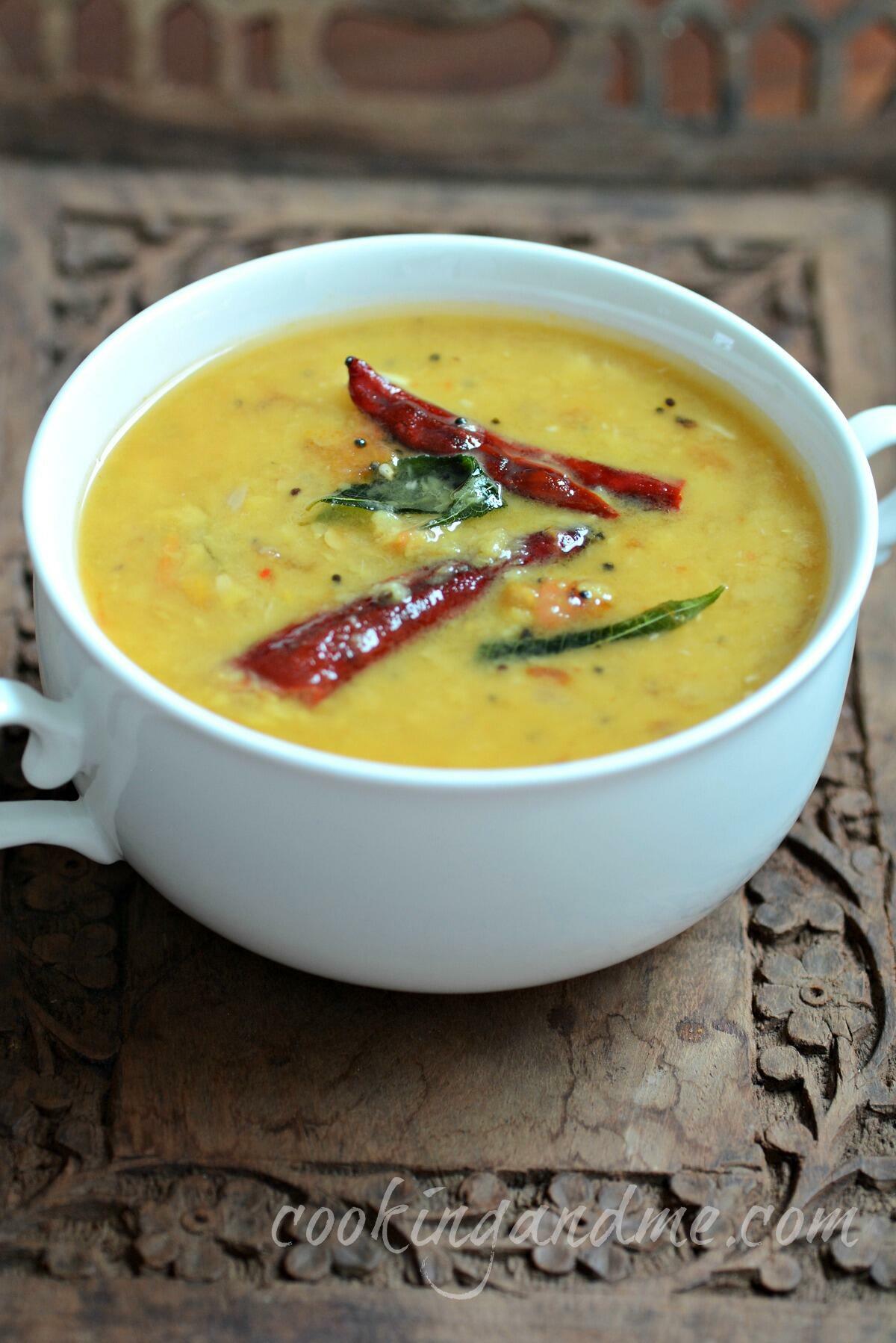 masoor dal tadka recipe, how to make dal tadka without pressure cooker