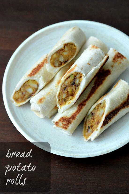 bread potato rolls recipe, bread rolls with spicy potato filling ed