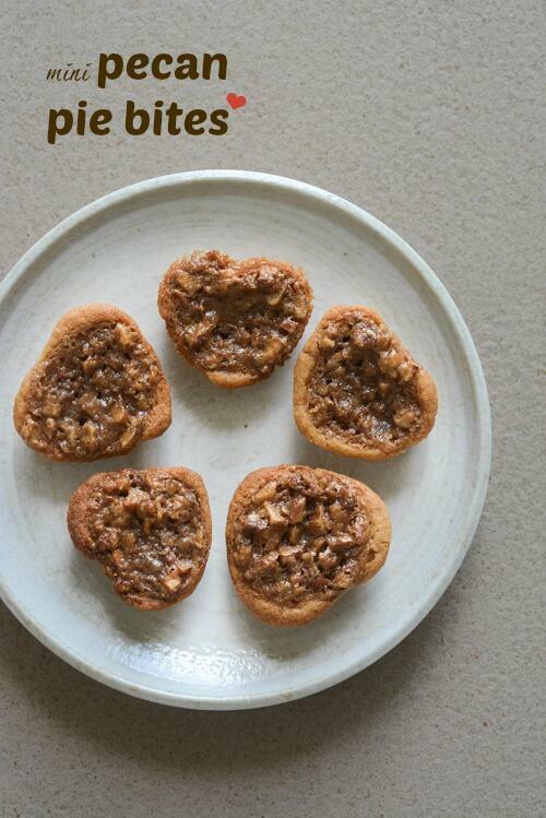 pecan pie bites, mini pecan pie recipe 