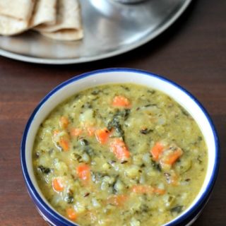 mixed vegetable dal recipe, step by step