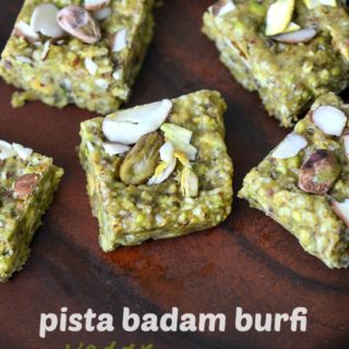 pista badam burfi recipe