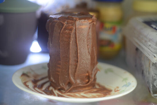 Marie Biscuit Chocolate Logs Recipe