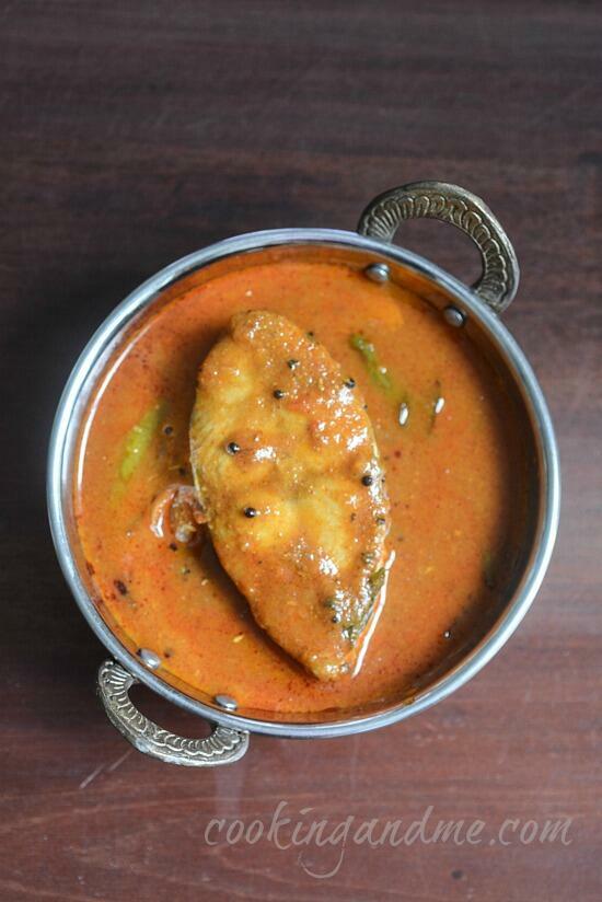 Andhra fish curry recipe how to make Andhra fish curry 