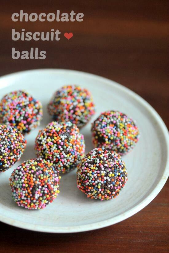 chocolate biscuit balls recipe, no bake