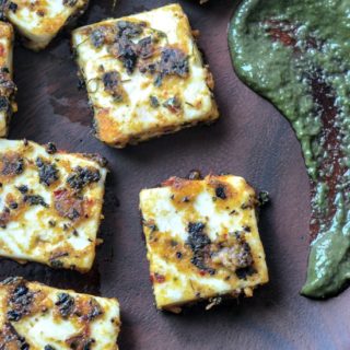 amritsari paneer tikka recipe, paneer amritsari