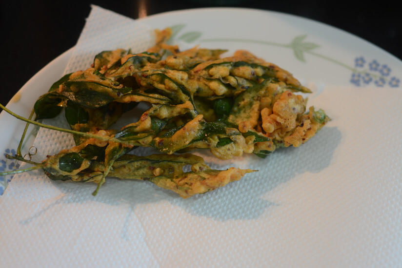 curry leaves pakoda recipe