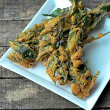 curry leaves pakoda recipe