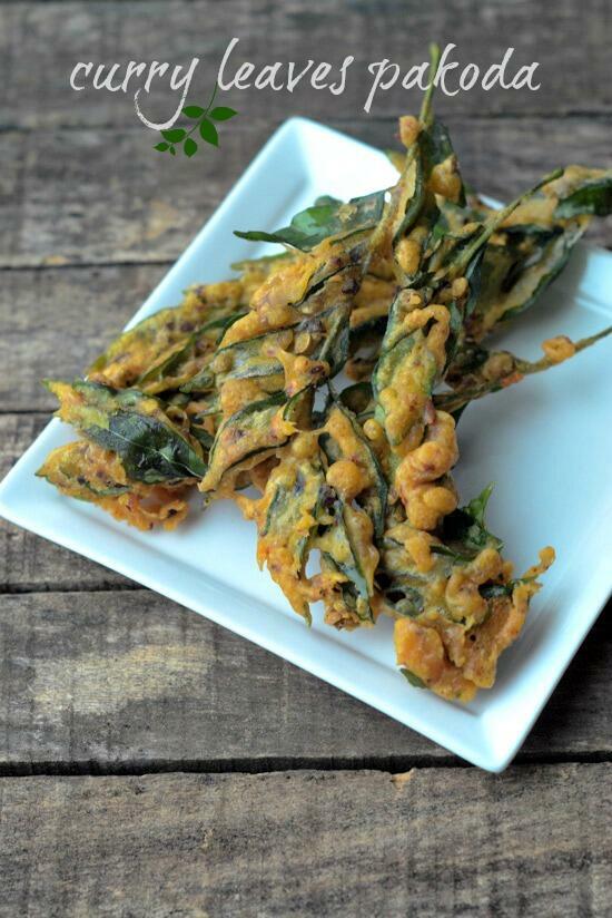 curry leaves pakoda recipe 